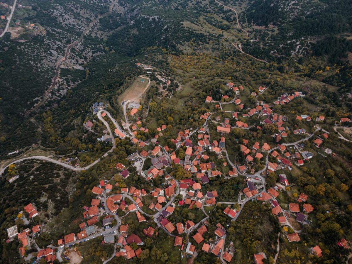 Parnassus Dreamwood Chalet Eptalofos Exterior photo