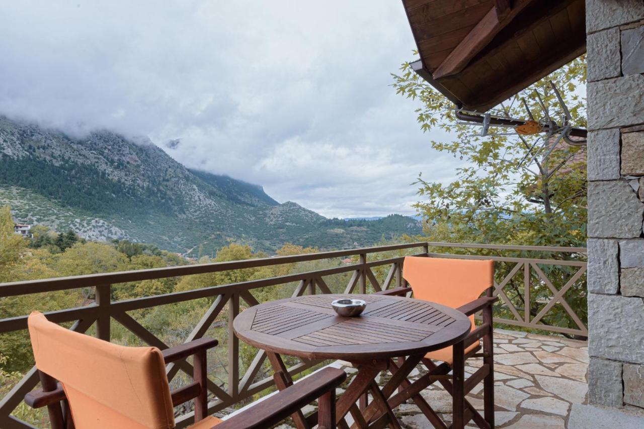 Parnassus Dreamwood Chalet Eptalofos Exterior photo